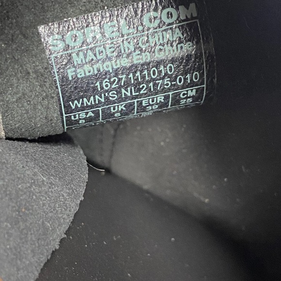 Sorel Women's Black Lace-Up Boots - Picture 9 of 9